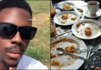 Man berates fathers who leave plates at the table after eating