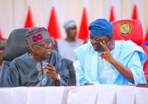 Video: Tinubu Shuns Sanwo-Olu’s Greeting At Inauguration Of Lagos-Calabar Coastal Highway Phase 1