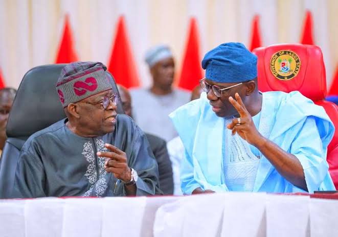 Video: Tinubu Shuns Sanwo-Olu’s Greeting At Inauguration Of Lagos-Calabar Coastal Highway Phase 1