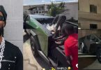 Burna Boy’s Tesla Cybertruck Turns Heads As Team Use It As Delivery Van For Street Food