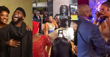Moment Chioma Burst Into Happy Tears As She Walked Into Her Surprise Party
