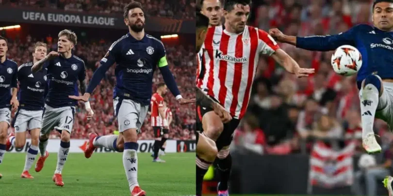 Man United cruise to 3-0 win over Athletic Club in Europa League semi-final first leg