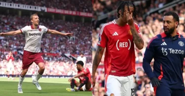 Man United suffer more Old Trafford misery as West Ham win 2-0, Yoro injured