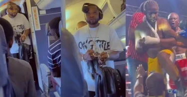 Plane passengers mock Speed Darlington over boxing defeat to Portable
