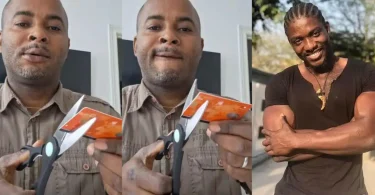 Man cuts his GTBank ATM card to pieces following Verydarkman’s arrest