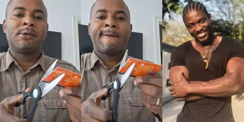 Man cuts his GTBank ATM card to pieces following Verydarkman’s arrest