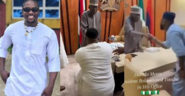 Verydarkman reacts to Davido, Cubana Chief Priest meeting with President Tinubu