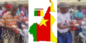 Cameroon voters allegedly collect juice and less than $5 to vote 92-year-old who ruled for 40 years
