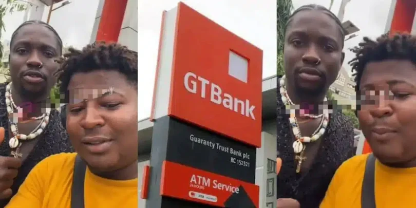 Fresh video captures VeryDarkMan moments before arrest outside GTBank