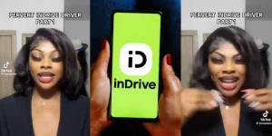 Lady catches Indrive driver engaging in improper act with himself after she dozed off mid-ride
