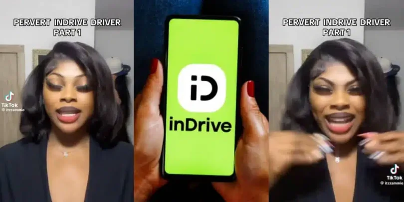 Lady catches Indrive driver engaging in improper act with himself after she dozed off mid-ride