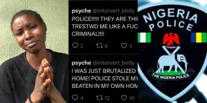 Lady seeks help after police arrest her, mum and sister, alleges officers stole her phone
