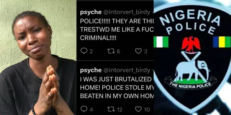 Lady seeks help after police arrest her, mum and sister, alleges officers stole her phone
