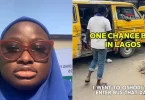 Lady shares chilling ‘one chance’ experience after being jazzed and robbed in Oshodi