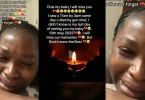 Lady bursts into tears after boyfriend passes away hours after she left his house