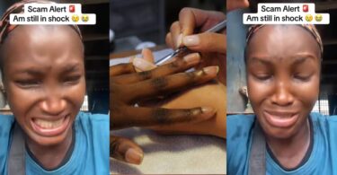 Nail tech weeps as customer flees without paying ₦23,500 after fixing nails and lashes