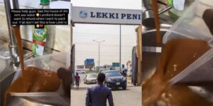 Man cries out over brown tap water in Lekki apartment rented for ₦4M
