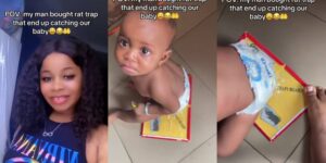 Mother fumes after rat trap set by husband to catch rodents traps their baby
