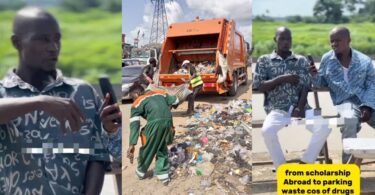 Man with fully funded Norway scholarship deported, ends up packing waste for ₦4k daily