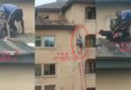 Enugu brothers demanding financial settlement from father on roof rescued by residents