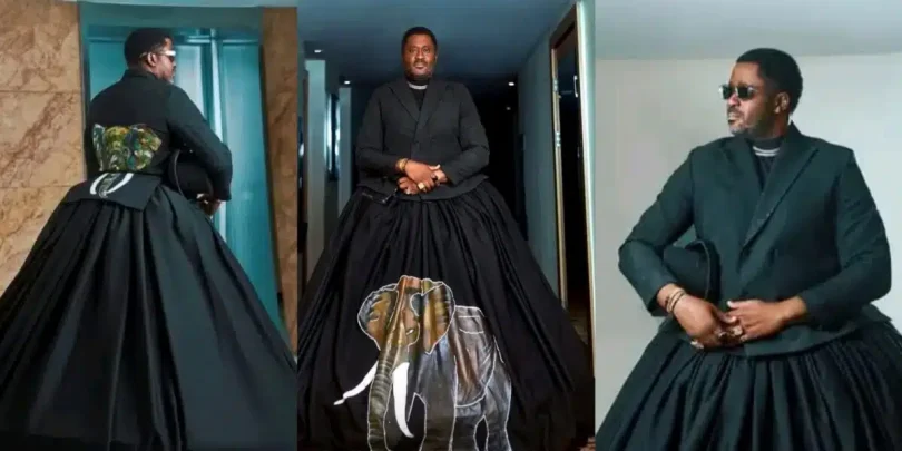 Desmond Elliot’s outfit at AMVCA raises concerns