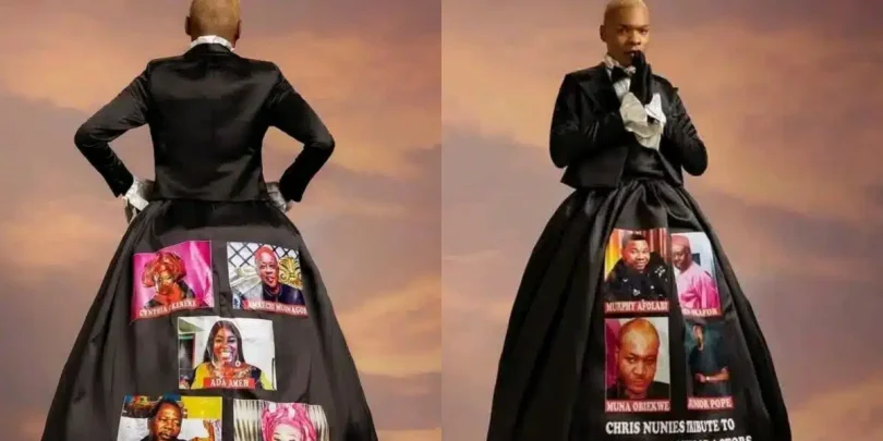 Ghanian stylist honors late Nollywood stars at AMVCA