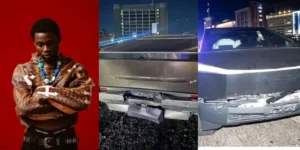 Omah Lay reportedly involved in a ghastly accident with his Tesla Cybertrucks

