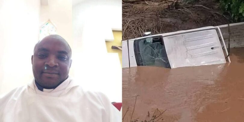 Tears flow as Reverend Father passes away in a bridge collapse