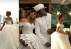 Priscilla Ojo, Juma Jux stir buzz with their wedding outfit