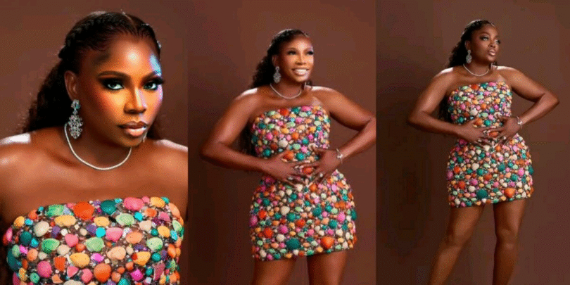Funke Akindele reacts as hair vendor photoshops her photos from Priscilla Ojo, Juma Jux’s wedding finale