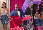Davido Serenades Chioma With Drum Performance At Her 30th Birthday Bash