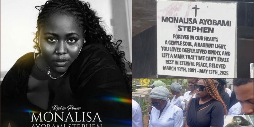 Tears flow as Monalisa Stephen is laid to rest