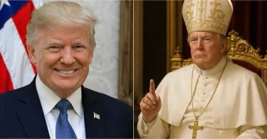 AI image of Trump dressed as pope after Pope Francis’ death trends as American becomes new pope