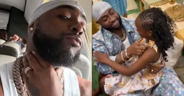 Davido melts hearts with surprise visit to daughter Hailey’s birthday party