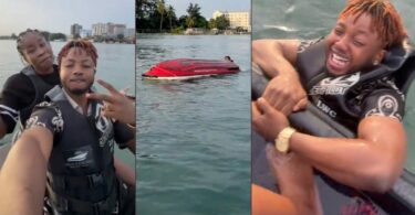 Content creator Rinaboy Riri shares terrifying jet ski experience