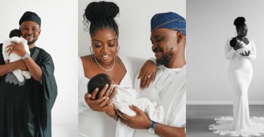Social commentator, J.J Omojuwa and wife celebrates the arrival of their first child