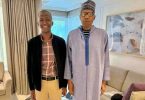 Ex-EFCC Boss Bawa Meets Buhari in London [PHOTOS]