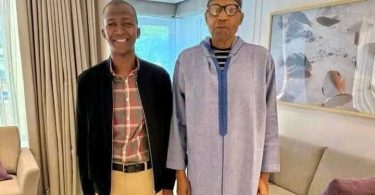 Ex-EFCC Boss Bawa Meets Buhari in London [PHOTOS]