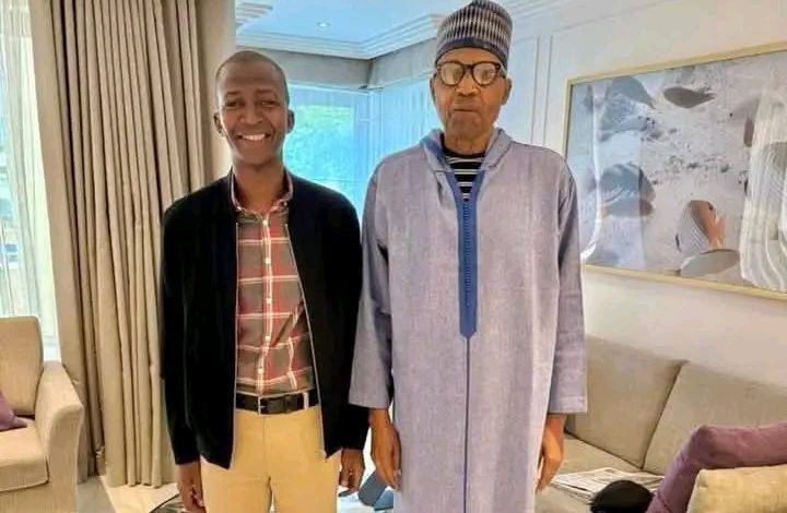 Ex-EFCC Boss Bawa Meets Buhari in London [PHOTOS]