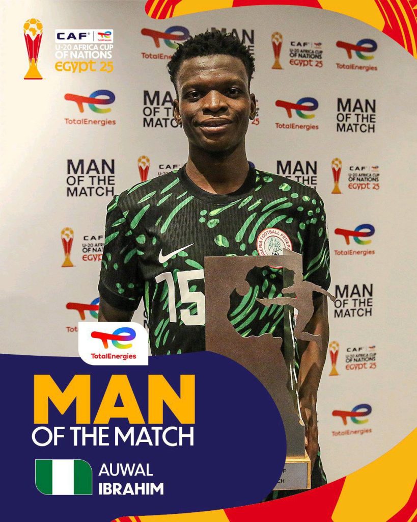 Auwal Ibrahim Fires Nigeria to Victory as Flying Eagles Eye AFCON Glory