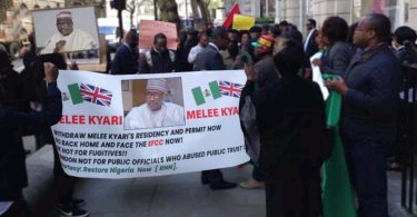 Protest hits London as Nigerians ask Home Office, High Commission to deport Kyari