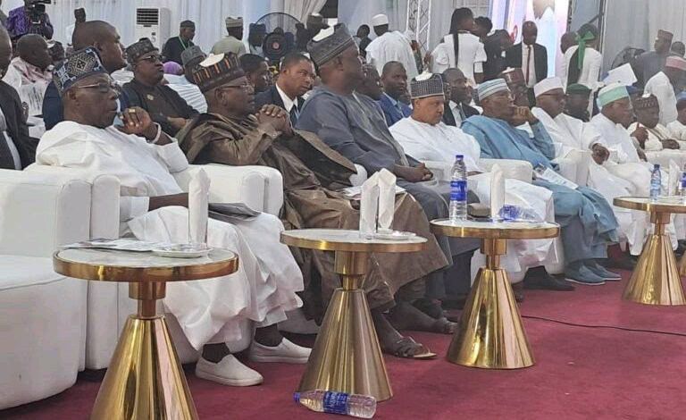 Obasanjo, Atiku, Obi, Others Storm Abuja for Lamido’s Book Launch