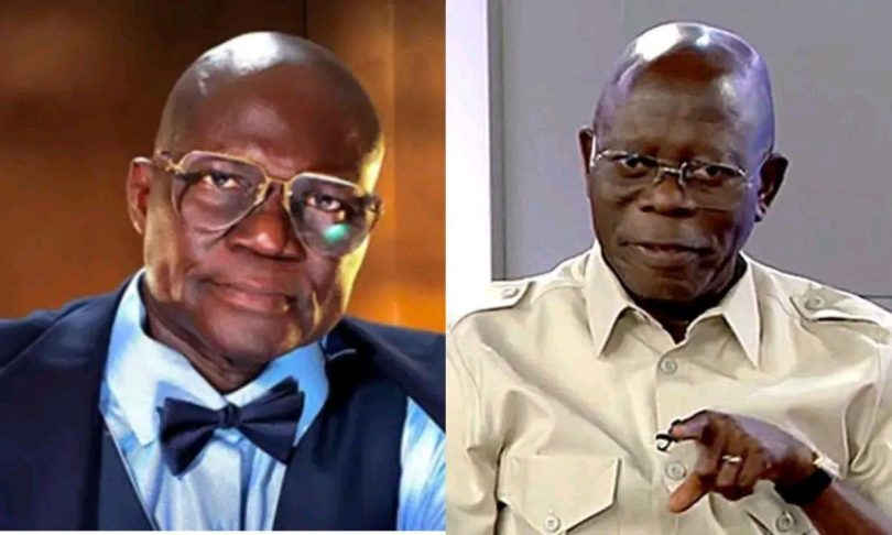 ‘Don’t hide behind TV, let’s settle it on street’ – Oshiomhole dares Abati