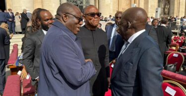 “I’m the Head of the Nigerian Delegation” – Tinubu Tells Peter Obi in Rome