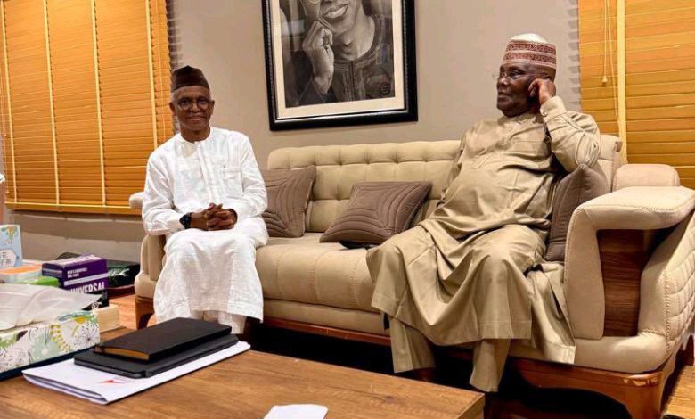 2027: Atiku Meets El-Rufai in Abuja [Photos]