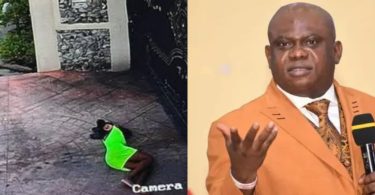 “E no go work!, My house is over full” – Pastor Chibuzor Chinyere Reacts After Little Girl Is Seen at His Gate