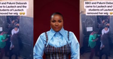 Moment Lautech Crowd Removes Gospel Singer, Pelumi Deborah’s Wig