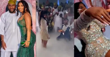 MC Oluomo’s daughter gets engaged romantically on 30th birthday