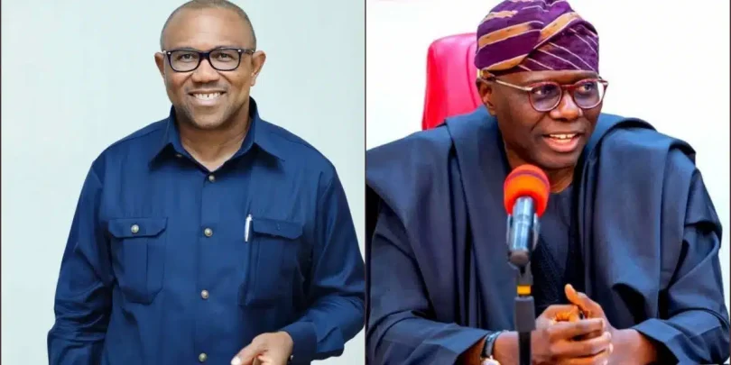 Peter Obi fires back at Sanwo-Olu over ‘demarketing Nigeria’ claims