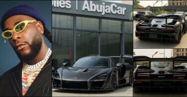 Burna Boy acquires sports car reportedly worth N3.5 billion